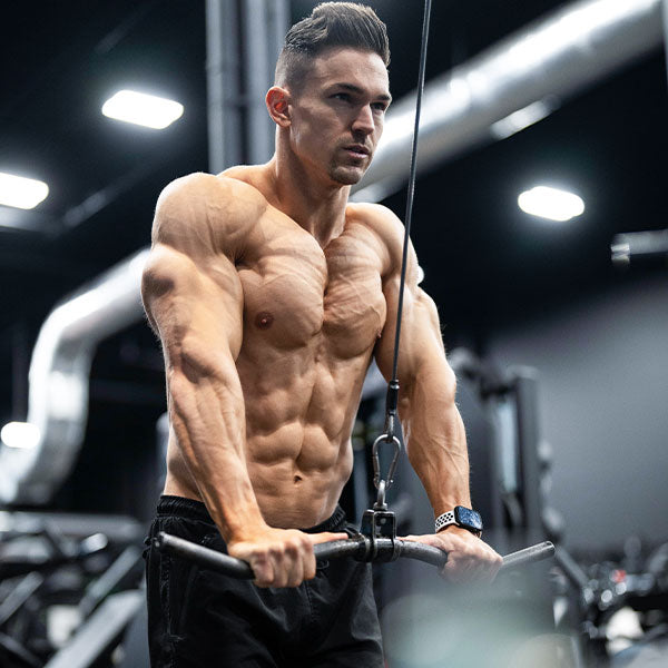 MuscleTech Athlete: Michael Dean doing barbell rows