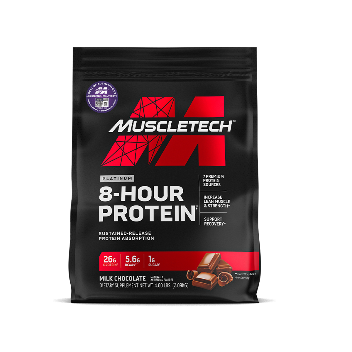 muscletech 8 hour protein chocolate