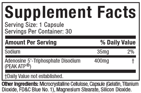 Supplement Facts: Platinum Muscle Builder